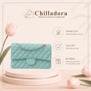 Túi Xách Chilladora Nữ Đeo Vai Dây Xích Xanh Tiffany Trendy – CHA08