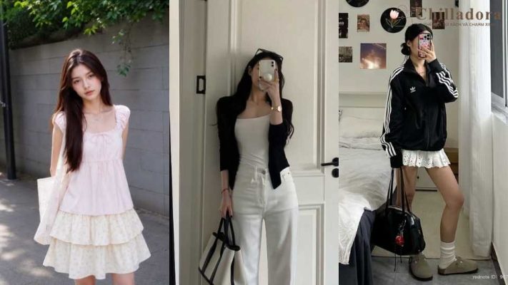 phối đồ với túi xách to