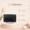 Túi Xách Chilladora Nữ Đeo Vai Dây Xích Màu Đen Basic – CHA12