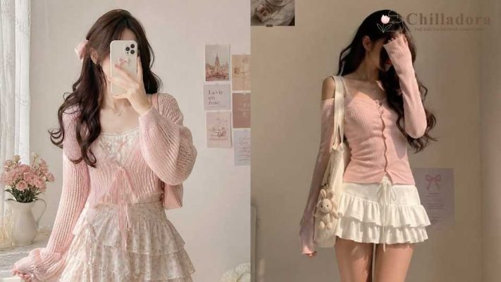 cách phối đồ với túi xách màu hồng