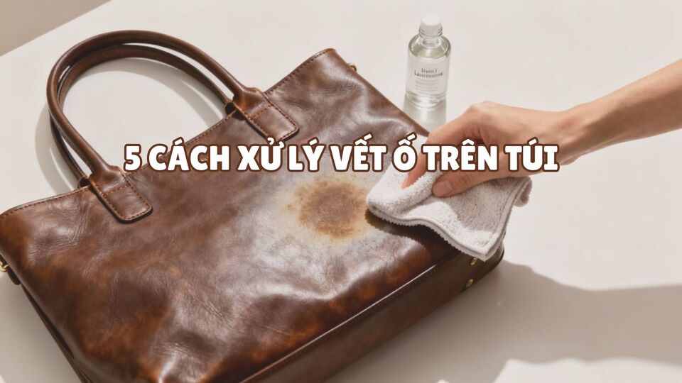cách xử lý túi da bị ố vàng (1)